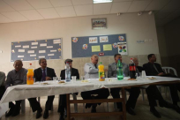 المدرسة الارثوذكسية في الرملة تستضيف رئاسة الجامعة الامريكية من جنين 